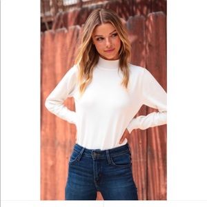 Westport Mock Neck Long Sleeve Soft T Shirt✨